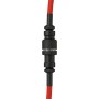 Glorious PC Gaming Race Coiled Cable Crimson Red, USB-C / USB-A - 1,37m, Rosso/Nero