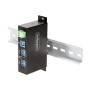 StarTech.com Hub USB gestito a 4 Porte con 4x USB-A, Alloggiamento industriale in metallo resistente, Protezione ESD e contro le
