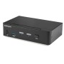 StarTech.com Switch KVM DisplayPort 2 porte - 4K 60Hz - Singolo schermo - Switch KVM USB UHD DP 1.2 a doppia porta - Hub USB 3.0