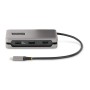StarTech.com Adattatore Multiporta USB-C - Docking Station USB Type C con HDMI/DP 4K60Hz - Hub USB a 3 porte (1x ricarica) - PD 