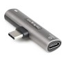 StarTech.com Adattatore USB C di ricarica e audio - Alimentatore USB-C con porta USB-C Audio per cuffie - Caricabatterie USB Typ