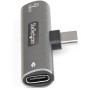 StarTech.com Adattatore USB C di ricarica e audio - Alimentatore USB-C con porta USB-C Audio per cuffie - Caricabatterie USB Typ