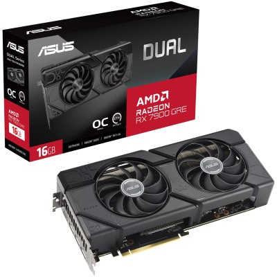 Asus Dual Radeon RX 7900 GRE OC Edition, 16GB GDDR6, RDNA3