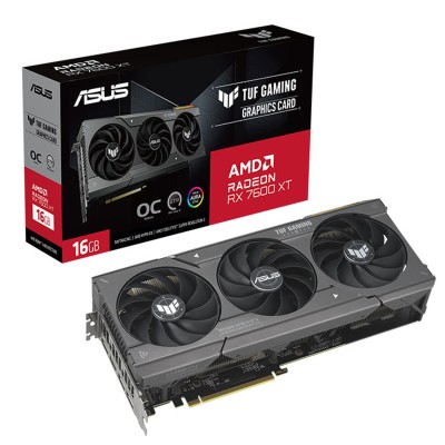 Asus TUF Radeon RX 7600 XT O16G, GDDR6, RDNA 3