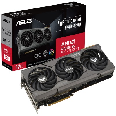 Asus TUF Radeon RX 7700XT O12G, 12GB GDDR6, RDNA3