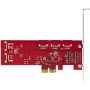 StarTech.com Scheda PCIe SATA - Scheda di Espansione PCIe SATA a 10 porte - 6 Gbps - Staffa a Profilo Basso/Alto - 10 Connettori