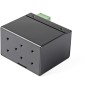 StarTech.com Media converter fibra a Ethernet 30W - Convertitore gigabit fibra ottica rame per uso industriale - PoE+ Media conv