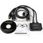 StarTech.com Switch Commutatore KVM USB VGA a 2 porte - Alimentato via USB con pulsante di commutazione a distanza