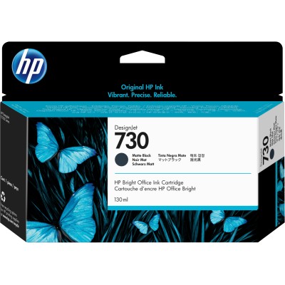 HP Cartuccia di inchiostro nero opaco DesignJet 730 da 130 ml