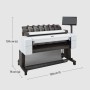 HP Designjet Stampante multifunzione PostScript T2600 da 36''