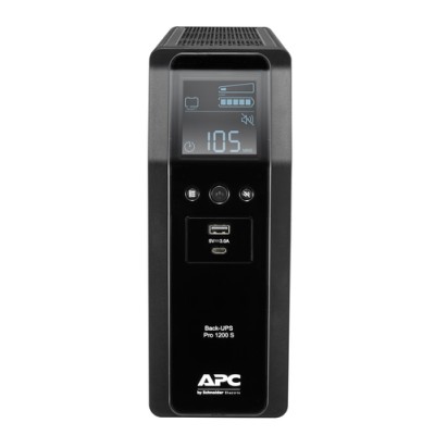 APC BACK UPS PRO BR 1200VA gruppo di continuità (UPS) A linea interattiva 1,2 kVA 720 W 8 presa(e) AC