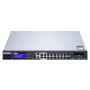 QNAP QGD-1600P Gestito Gigabit Ethernet (10/100/1000) Supporto Power over Ethernet (PoE) 1U Nero, Grigio