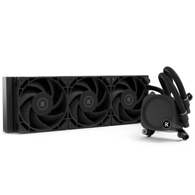 EK Water Blocks EK-Nucleus AIO CR360 Dark, nero - 360 mm