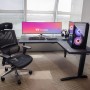 Thermaltake ToughDesk 500L RGB BattleStation Gaming Desk - Regolazione Altezza Elettrica