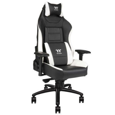 Thermaltake X-Comfort Black-White Gaming Chair - Bianco/Nero