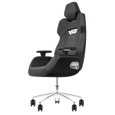 Thermaltake ARGENT E700 Gaming Chair Vera Pelle Design by Porsche - Storm Black