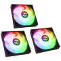 Lian Li ST120 RGB PWM FAN, Pack 3 pc con Controller, Nero - 120 mm