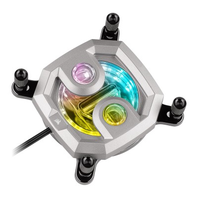 Corsair Hydro X CPU Waterblock RGB serie XC7, Argento - Socket 1200 / AM4