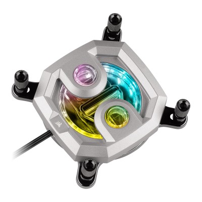 Corsair Hydro X CPU Waterblock RGB serie XC9, Argento - Socket sTR4 / 2066