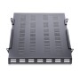 StarTech.com Ripiano 1U regolabile ventilato per rack 19" - Robusto ripiano per armadio server rack 19 pollici - Mensola Univers