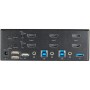 StarTech.com KVM Switch HDMI a 2 porte e doppio monitor 4K 60Hz Ultra HD HDR - Switch KVM per computer desktop HDMI 2.0 con 2 po