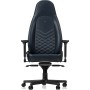 noblechairs ICON Real Leather Gaming Chair - Blu notte/grafite