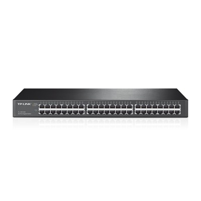 TP-Link TL-SG1048 Non gestito Gigabit Ethernet (10/100/1000) 1U Nero