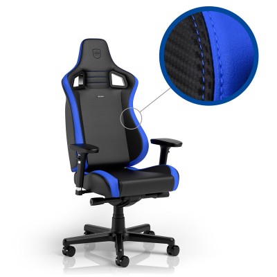 noblechairs EPIC Compact Gaming Chair - Nero/Carbonio/Blu