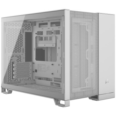 Corsair 2500D Airflow, Vetro Temperato - Bianco