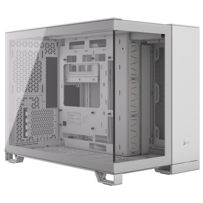 Corsair 2500X, Vetro Temperato - Bianco