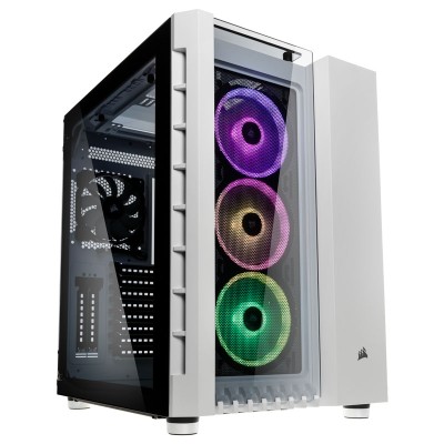 Corsair Crystal 680X RGB, Vetro Temperato - Bianco