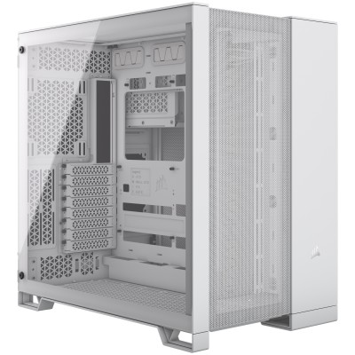 Corsair 6500D Airflow, Vetro Temperato - Bianco