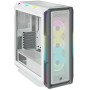 Corsair iCUE 5000T RGB Tempered Glass Mid-Tower Smart Case - Bianco