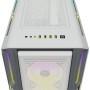 Corsair iCUE 5000T RGB Tempered Glass Mid-Tower Smart Case - Bianco