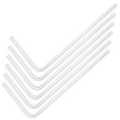 EK Water Blocks EK-Loop Hard Tube 14mm 0.8m Pre-Bent 90 - Acrylic (6pcs)