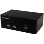 StarTech.com Switch Commutatore a 2 porte - KVM USB 2.0 a doppio VGA con Hub USB a 2 porte e 3,5mm audio