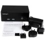 StarTech.com Switch Commutatore a 2 porte - KVM USB 2.0 a doppio VGA con Hub USB a 2 porte e 3,5mm audio