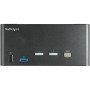 StarTech.com KVM Switch DisplayPort a due porte e triplo monitor DP - 4K 60Hz UHD HDR - KVM DP 1.2 per computer desktop con hub 