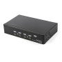 StarTech.com Switch KVM DisplayPort a 4 porte - 4K 60Hz - Schermo singolo - Switch KVM USB UHD DP 1.2 a doppia porta - Hub USB 2