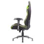 iTek Gaming Chair PLAYCOM FM20 -  Tessuto, Doppio Cuscino - Nero/Verde