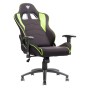 iTek Gaming Chair PLAYCOM FM20 -  Tessuto, Doppio Cuscino - Nero/Verde