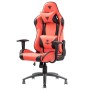 iTek Gaming Chair PLAYCOM PM20 - PVC, Doppio Cuscino - Rosso/Nero