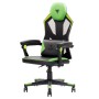 iTek Gaming Chair 4CREATORS CF50 - PVC + Mesh - Nero/Verde