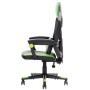 iTek Gaming Chair 4CREATORS CF50 - PVC + Mesh - Nero/Verde