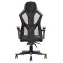 iTek Gaming Chair 4CREATORS CF50 - PVC + Mesh - Nero/Verde