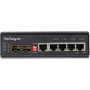 StarTech.com Switch rete LAN industriale a 6 porte - 4 porte PoE RJ45 + 2 slot SFP 30W - 10/100/1000Mbps Power over Ethernet - C