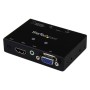 StarTech.com Switch Commutatore 2x1 VGA + HDMI a VGA - Switch Convertitore HDMI / VGA a VGA con commutazione prioritaria - 1080p