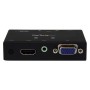 StarTech.com Switch Commutatore 2x1 VGA + HDMI a VGA - Switch Convertitore HDMI / VGA a VGA con commutazione prioritaria - 1080p