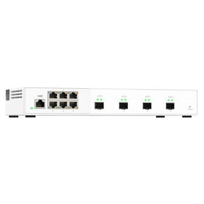 QNAP QSW-M2106-4S switch di rete Gestito L2 2.5G Ethernet (100/1000/2500) Bianco