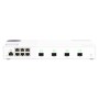 QNAP QSW-M2106-4S switch di rete Gestito L2 2.5G Ethernet (100/1000/2500) Bianco